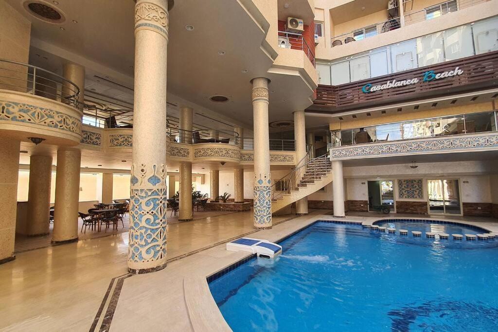 Casablanca Beach Direct Sea View Tow Bedroom Apartment Hurghada Exterior photo