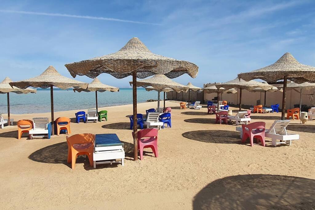 Casablanca Beach Direct Sea View Tow Bedroom Apartment Hurghada Exterior photo
