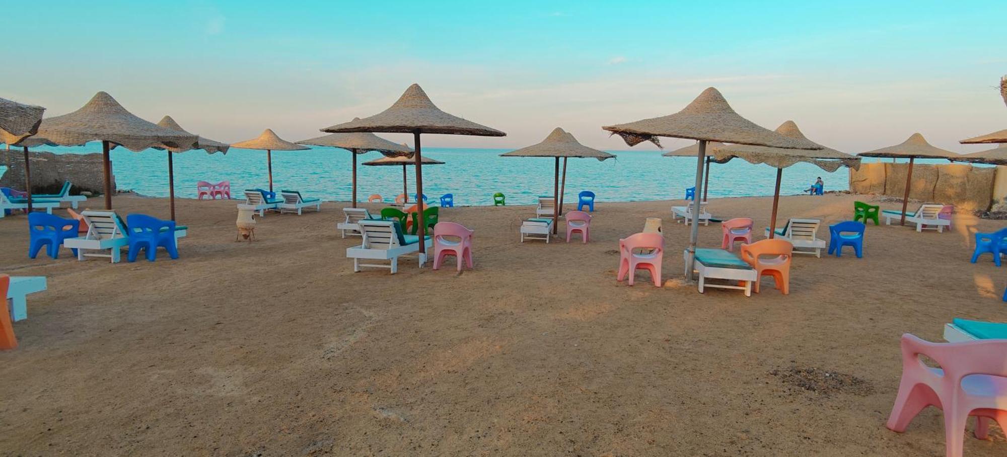 Casablanca Beach Direct Sea View Tow Bedroom Apartment Hurghada Room photo