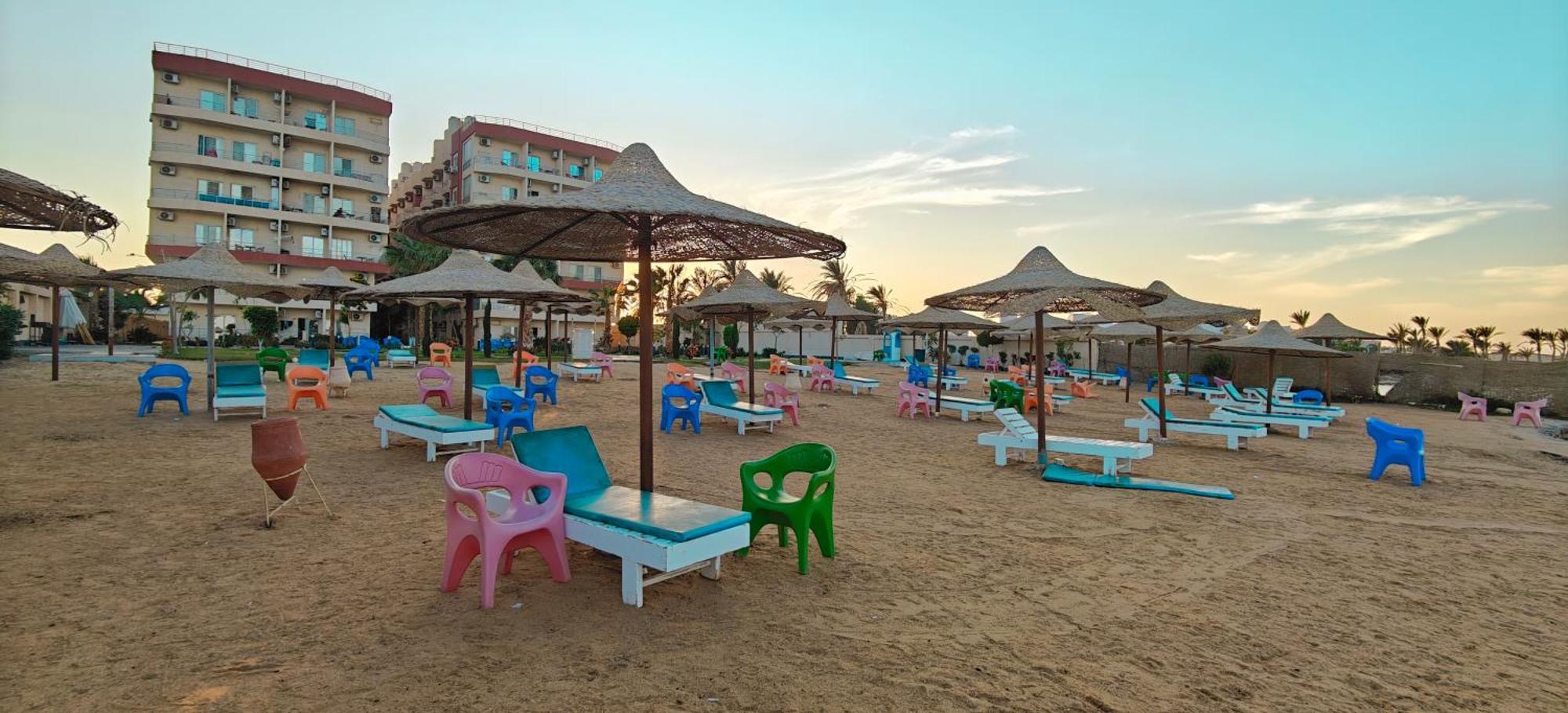Casablanca Beach Direct Sea View Tow Bedroom Apartment Hurghada Room photo